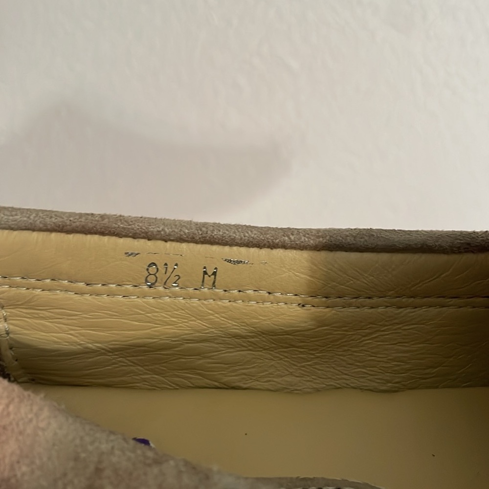 Van Eli Ramira Taupe Suede Driving Flat - Picture 8 of 9